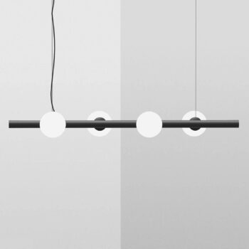 Závesné svietidlo Tin Tin štyri-light black