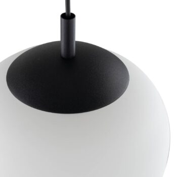 Závesné svietidlo Vibe, opálové biele sklo, Ø 20 cm