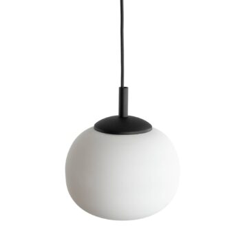 Závesné svietidlo Vibe, opálové biele sklo, Ø 20 cm