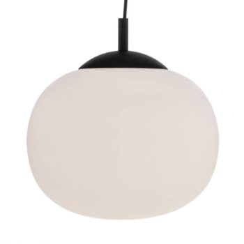 Závesné svietidlo Vibe, opálové biele sklo, Ø 30 cm