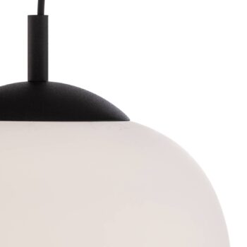 Závesné svietidlo Vibe, opálové biele sklo, Ø 30 cm