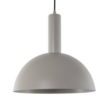 Závesné svietidlo Vitrum cupola M, taupe, kov, Ø 30 cm, E27