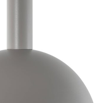 Závesné svietidlo Vitrum cupola M, taupe, kov, Ø 30 cm, E27