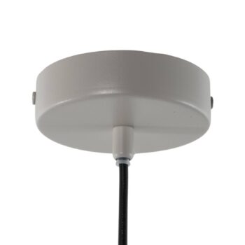 Závesné svietidlo Vitrum cupola S, taupe, polkruhové, Ø 19 cm