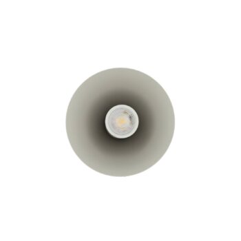 Závesné svietidlo ZENITH, svetlošedá, Ø 11 cm, kov, GU10