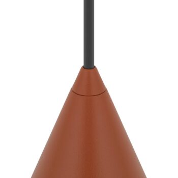 Závesné svietidlo ZENITH, terakota, Ø 11 cm, kov, GU10