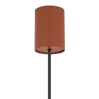 Závesné svietidlo ZENITH, terakota, Ø 11 cm, kov, GU10