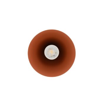 Závesné svietidlo ZENITH, terakota, Ø 11 cm, kov, GU10