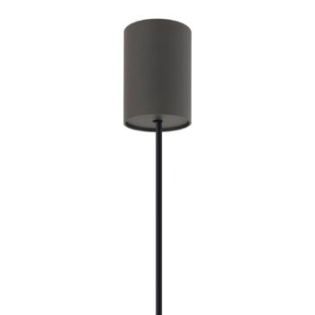 Závesné svietidlo ZENITH, tmavošedá, Ø 11 cm, kov, GU10