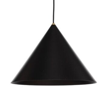 Závesné svietidlo Zenith M, čierne, Ø 35 cm