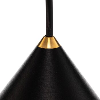 Závesné svietidlo Zenith M, čierne, Ø 35 cm
