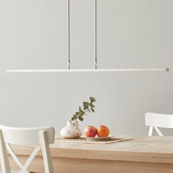 Zelena LED závesné svietidlo, oceľ, dĺžka 122 cm, kov, CCT