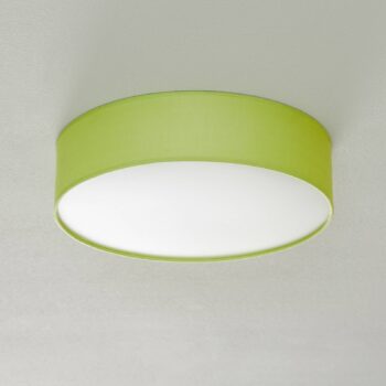 Zelené textilné stropné svietidlo Jitendra