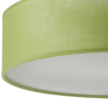 Zelené textilné stropné svietidlo Jitendra