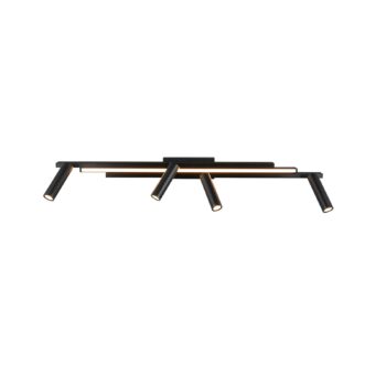 Zeno LED stropné bodové svietidlo, 4 body, matná čierna, kov