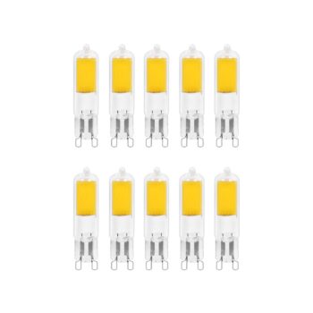 Žiarovka Arcchio LED s kolíkovou päticou, G9, 2,2 W, 3000K, sada 10 kusov