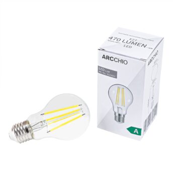 Žiarovka LED Arcchio, E27, 2,2 W, číra, 3 000 K