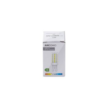 Žiarovka LED Arcchio, G9, 2 700 K, 2 W, číra, 370 lm