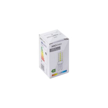 Žiarovka LED Arcchio, G9, 2 700 K, 2 W, číra, 370 lm