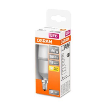 Žiarovka OSRAM LED Classic Stick matná E14 8,5 W 2 700 K