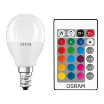 Žiarovka OSRAM LED E14 4,9 W Star+ kvapka matná Diaľkové ovládanie