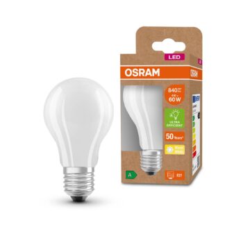 Žiarovka OSRAM LED E27 A60 3,8W 840lm 3000K matná