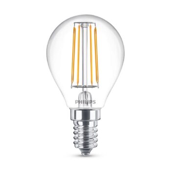 Žiarovka Philips Classic LED E14 P45 4,3 W číra 4 000 K
