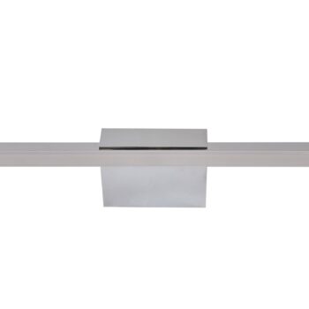 Zrkadlová lampa Lucande LED Kivana, chróm, kov, 90 cm, IP44