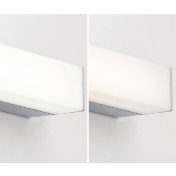 Zrkadlové svetlo Horizon LED, šírka 60 cm, chróm, IP44