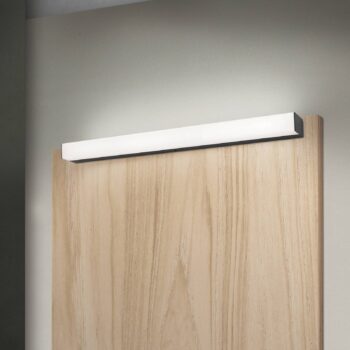 Zrkadlové svetlo Horizon LED, šírka 60 cm, čierne, IP44