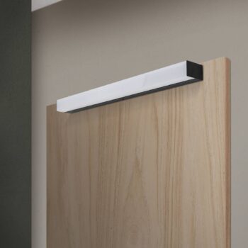 Zrkadlové svetlo Horizon LED, šírka 60 cm, čierne, IP44