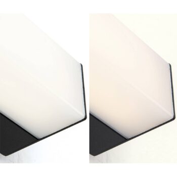 Zrkadlové svetlo Horizon LED, šírka 90 cm, čierne, IP44