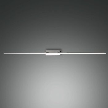 Zrkadlové svetlo LED Nala, pochrómované, šírka 110 cm, kov