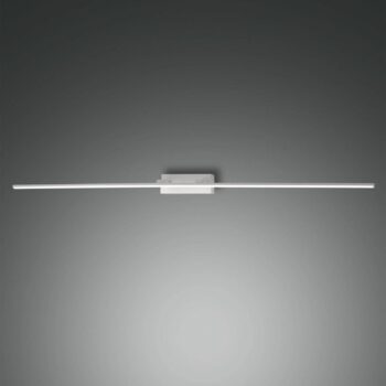 Zrkadlové svetlo Nala LED, biele, šírka 110 cm, kov