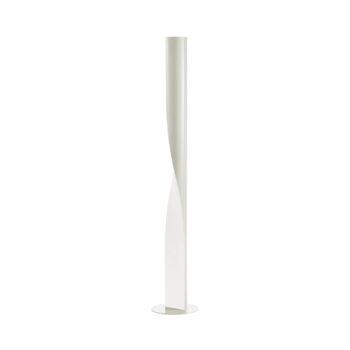 kdln Stojacia lampa Evita, biela, výška 190 cm, stmievač