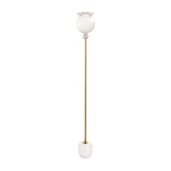 kdln Stojacia lampa Opyo, biela, výška 172 cm
