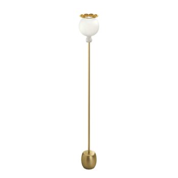 kdln Stojacia lampa Opyo, mosadz, výška 172 cm