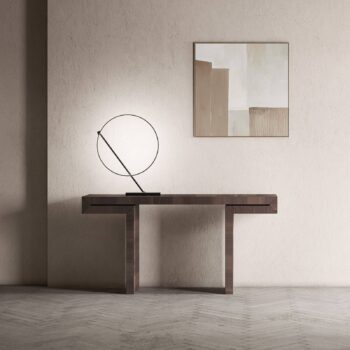 kdln Stolová LED lampa Poise, čierna, výška 109 cm, stmievač