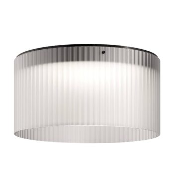 kdln Stropné LED svetlo Giass, biele, Ø 50 cm