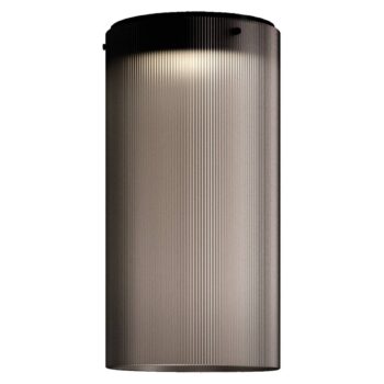 kdln Stropné LED svetlo Giass, sivá, Ø 25 cm