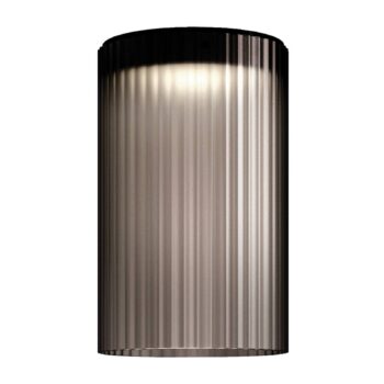 kdln Stropné LED svetlo Giass, sivá, Ø 30 cm