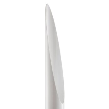 kdln stojaca lampa Shakti, strieborná, biela saténová, výška 200 cm