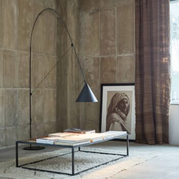 midgard AYNO XL stojacia lampa čierna/čierna 2700K