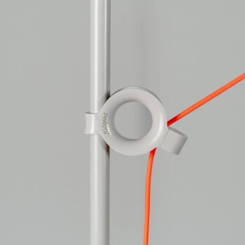 midgard LED stojacia lampa AYNO XL, sivá/oranžová, 3 000 K 290 cm