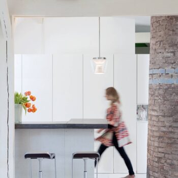 serien.lighting Annex L LED závesné svietidlo sklo