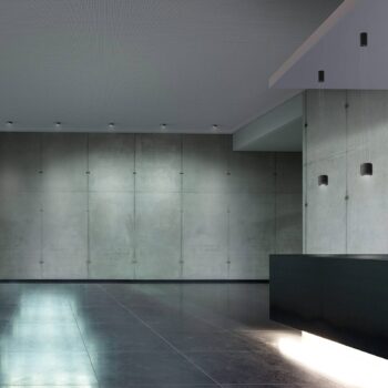 serien.lighting Cavity Recessed L, čierna
