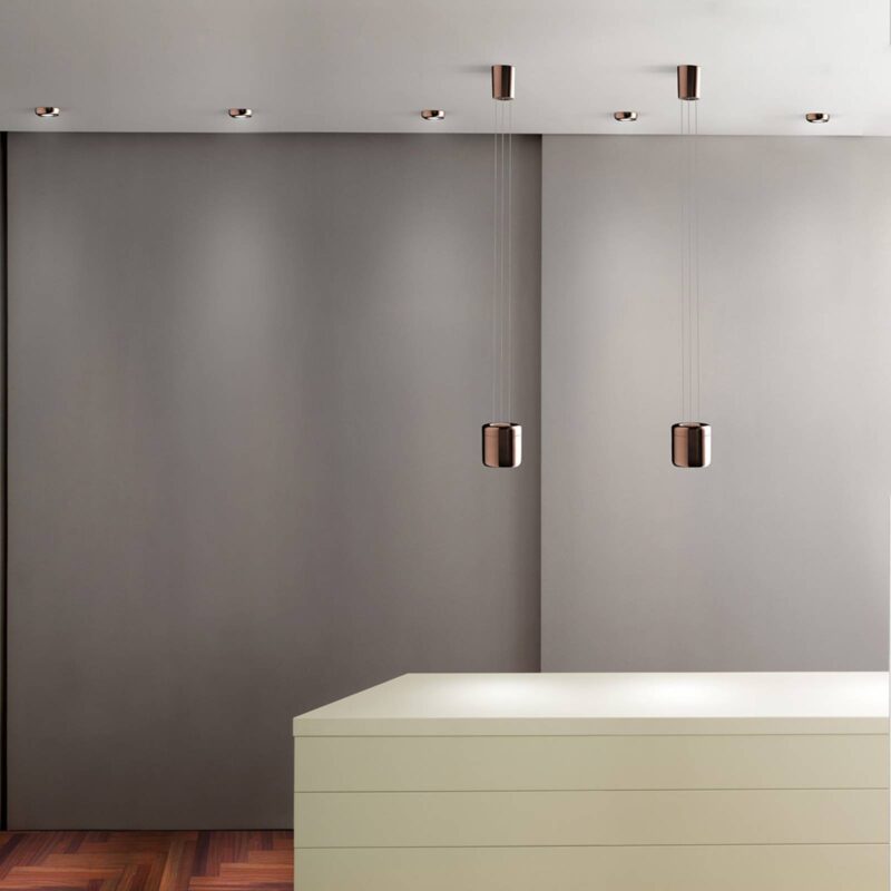 serien.lighting Cavity Suspension L, bronz serien.lighting Cavity Suspension L, bronz