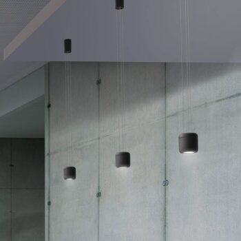 serien.lighting Cavity Suspension S, čierne
