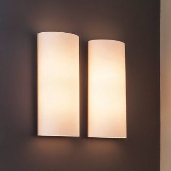 serien.lighting Club LED nástenné svietidlo, hliník/biela