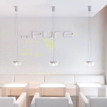 serien.lighting Curling M prívesok 927 Triac strieborný